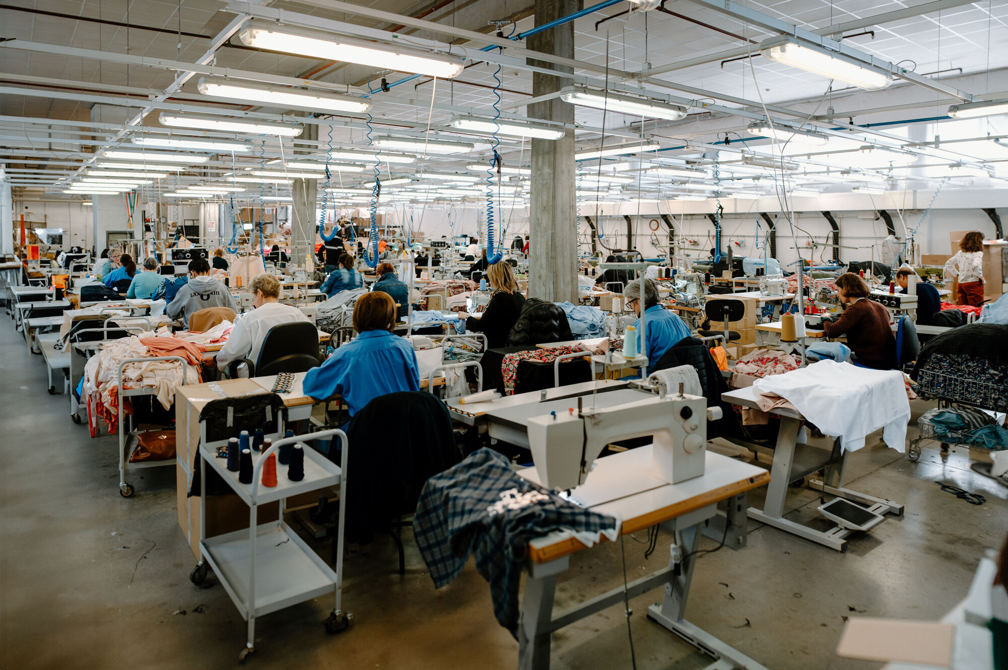 Factory Floor Panorama